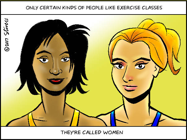 Who likes exercise classes?